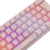 WHITE SHARK MECHANICAL KEYBOARD US BLUE SWITCH WAKIZASHI PINK