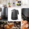 ADLER 1,7L STEEL ELECTRIC KETTLE WITH LCD AND TEMPERATURE CONTROL BLACK