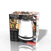 ADLER 1,7L STEEL ELECTRIC KETTLE WITH LCD AND TEMPERATURE CONTROL WHITE