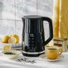 ADLER LED ELECTRIC KETTLE WITH TEMPERATURE CONTROL 1.7L BLACK