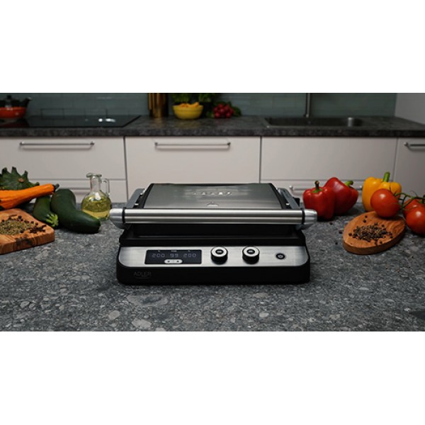 ADLER LED 2IN1 ELECTRIC GRILL