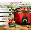 ADLER SLOW COOKER 5.8L RED