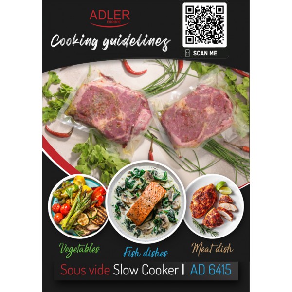 ADLER SLOW COOKER - SOUS VIDE