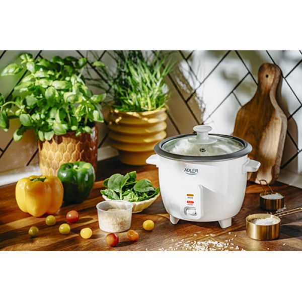 ADLER RICE COOKER 0.6L WHITE