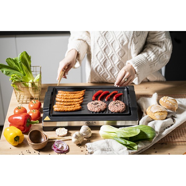 ADLER 2-TYPES TABLE ELECTRIC GRILL 3000W