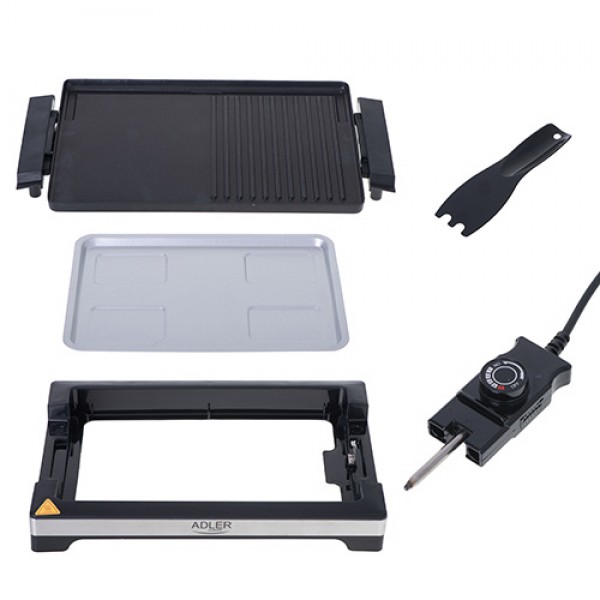 ADLER 2-TYPES TABLE ELECTRIC GRILL 3000W