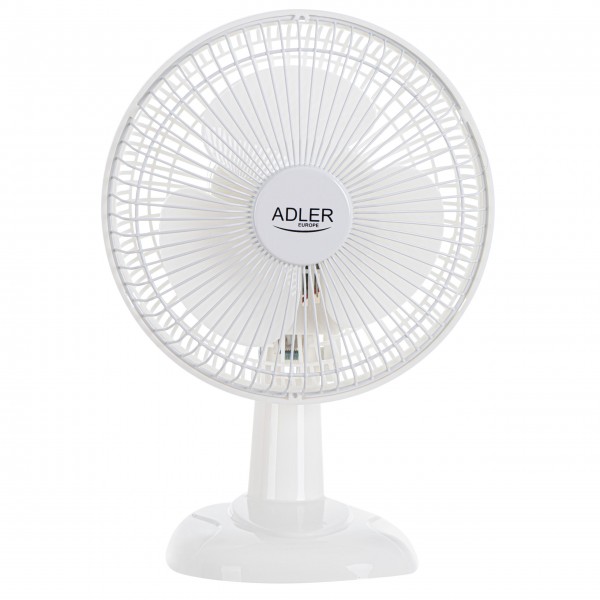 ADLER DESK FAN 15CM 15W~30W WHITE