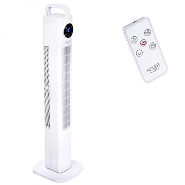 ADLER COLUMN FAN TOWER 109CM/43' WITH REMOTE CONTROL