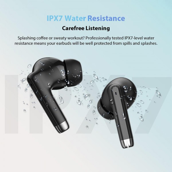 BLACKVIEW BT5.3 EARBUDS 4 WITH CHARGING DOCK BLACK