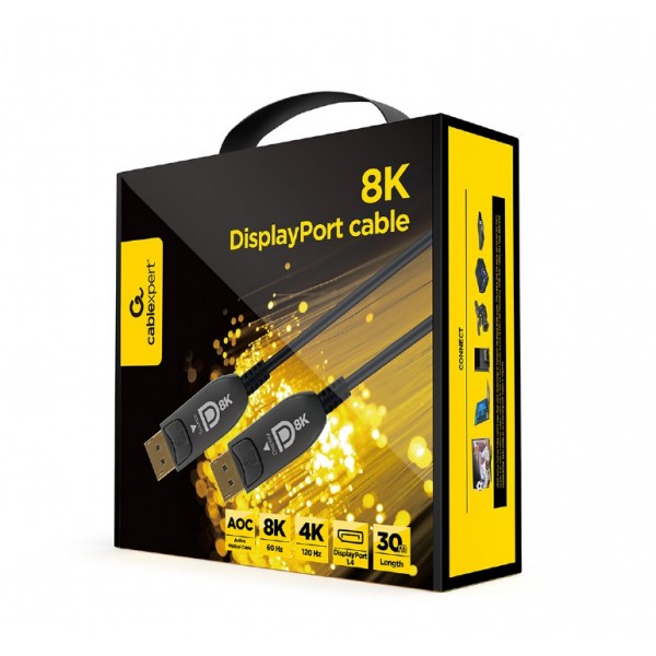 CABLEXPERT 8K DISPLAYPORT CABLE 'AOC PREMIUM SERIES' 30M