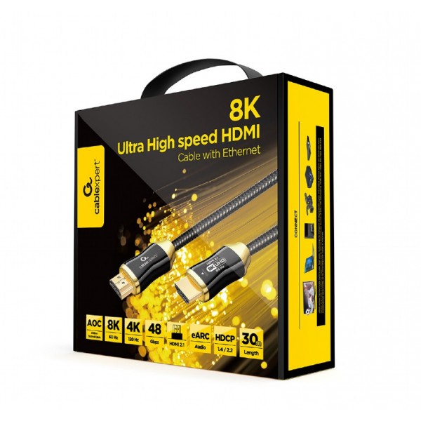 CABLEXPERT ULTRA HIGH SPEED HDMI CABLE WITH ETHERNET 'AOC PREMIUM SERIES' 30M