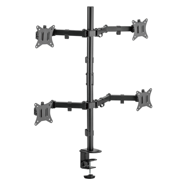 SBOX TABLE STAND FOR 4 MONTORS 17'-32' VESA 100x100 MAX