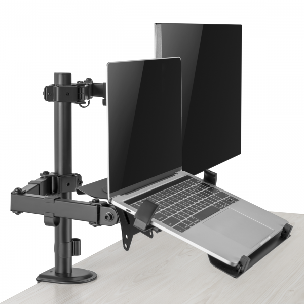 SBOX DESKTOP MOUNT FOR SCREEN AND LAPTOP 17'-32' / 43 - 81cm VESA 100x100 MAX