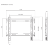 SBOX WALL MOUNT 23'-43' VESA 200x200 MAX