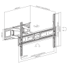 SBOX WALL MOUNT 37'-80' VESA 600x400 MAX