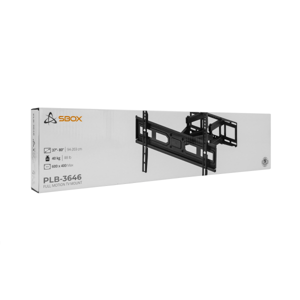 SBOX WALL MOUNT 37'-80' VESA 600x400 MAX