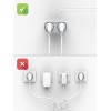 TESSAN 4 IN 1 WALL SOCKET 2xSCHUKO, 1xTYPE-C,1xUSB