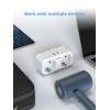 TESSAN 4 IN 1 WALL SOCKET 2xSCHUKO, 1xTYPE-C,1xUSB