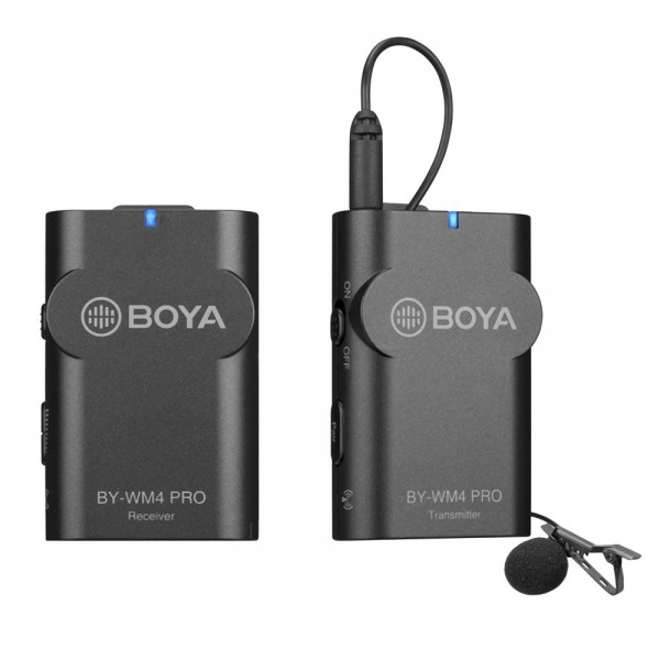 BOYA BY-WM4 pro-K1 wireless mic 2.4G Wireless Mic System 1+1