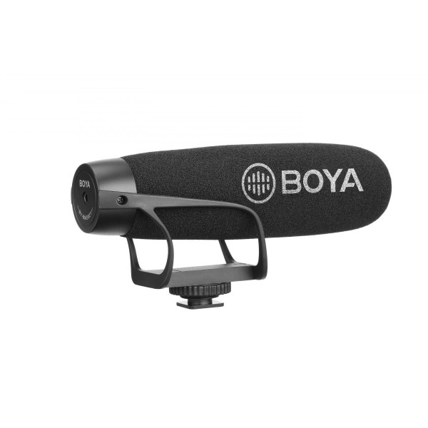 BOYA BY-BM2021 Compact Shotgun Mic Super Cardioid Video Shotgun Microphone for Cameras 3.5mm