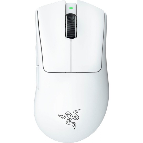 Razer DEATHADDER V3 PRO WHITE - 64g Wireless Gaming Mouse - Ergonomic - 90 Hours Battery - 30K DPI