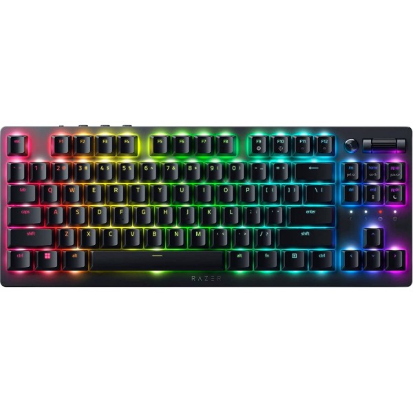 Razer DEATHSTALKER V2 PRO TKL - Wireless - Low Profile - Linear Red - Optical Switches - RGB