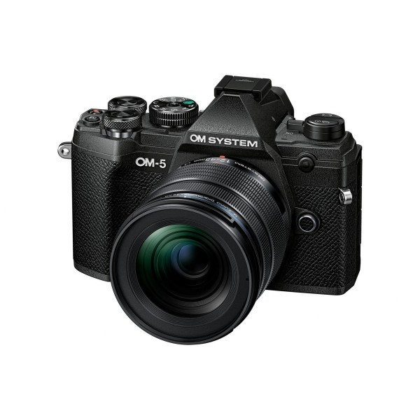 Olympus OM-5 Kit 12-45, body black, M.Zuiko Digital 12-45mm F4 PRO lens, BLS-50 Battery, Eyecup, USB