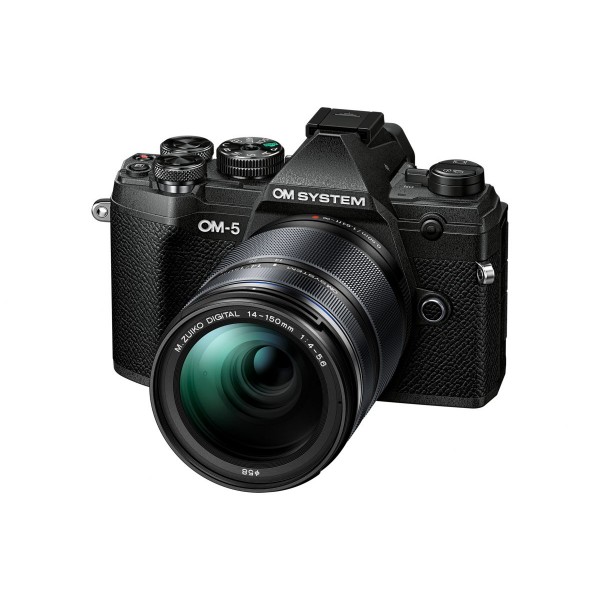 Olympus OM-5 Kit 14-150, body black, M.Zuiko Digital 14-150mm F4-5.6 II PRO lens, BLS-50 Battery, Ey