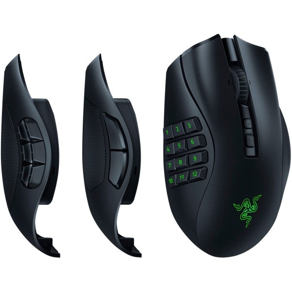 Razer NAGA V2 Pro - Wireless Modular MMO Gaming Mouse- 30K DPI Optical Sensor - 300Hr Battery