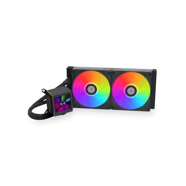 Lian Li Galahad II LCD 280 Black - AIO GPU Liquid Cooler  with ARGB Fans