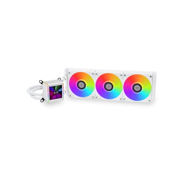 Lian Li Galahad II LCD 360 White - AIO GPU Liquid Cooler  with ARGB Fans