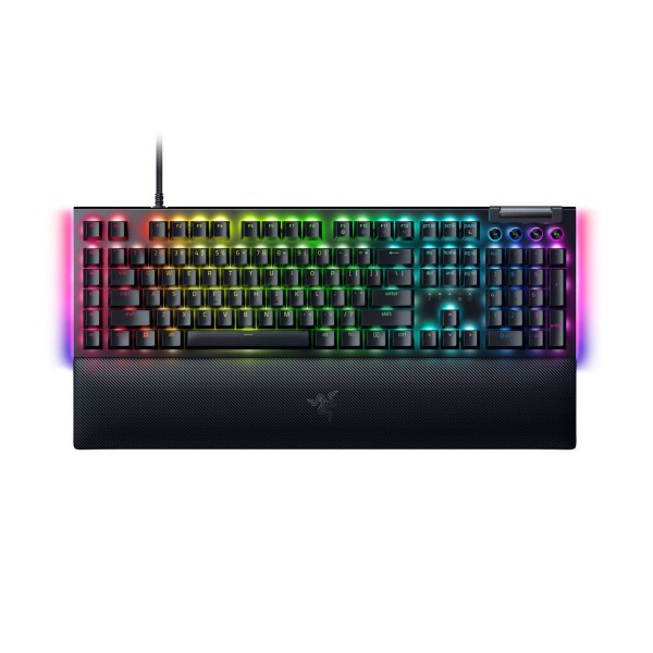 Razer BLACKWIDOW V4 - RGB Gaming Mechanical Keyboard - Underglow LED - Macro - Yellow Linear Switch