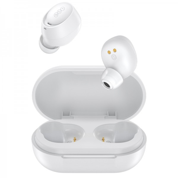 QCY Arcbuds Lite T27 White, Bluetooth 5.3 ENC IPX4 Sweatpfoof 8h - 32h battery, 68ms latency