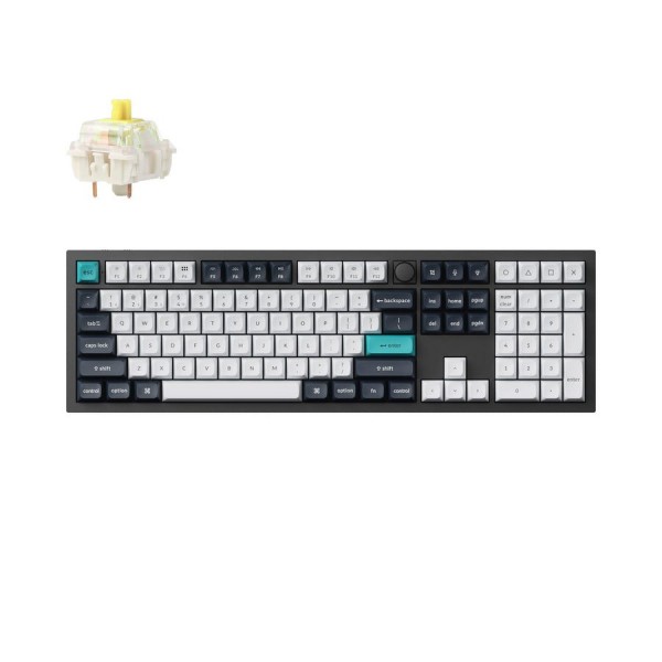 Keychron Q6 Max QMK/VIA (Q6M-M4) Wireless Custom Mechanical Keyboard-Banana Switch US Layout