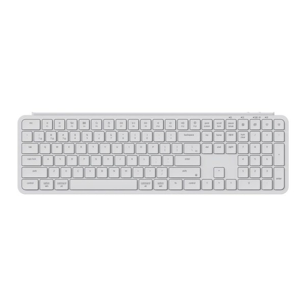 Keychron B6 Pro (B6P-K8) Ultraslim Wireless BT Keyboard ZMK Online customization - Ivory White US