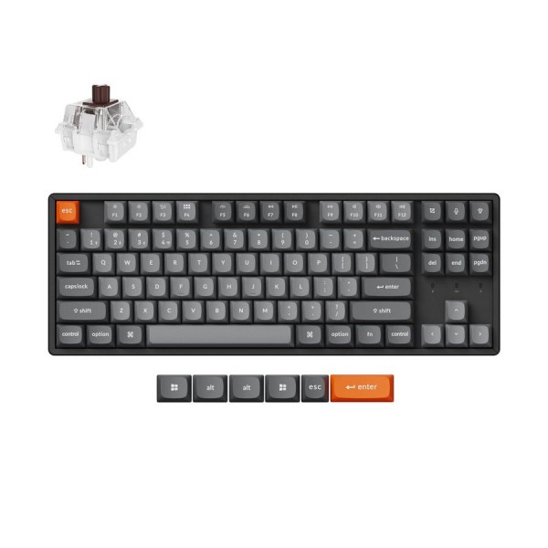 Keychron K8 Max (K8M-J3) QMK Wireless Mechanical Keyboard Brown Switch Hot-Swap 80% US Lay