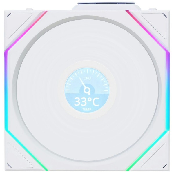 Lian Li UNI FAN TL-LCD Wireless 120 White (1pc) Case Fan