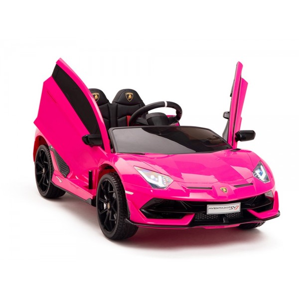 Παιδικό Αυτοκίνητο Official Licensed Lamborghini Aventador SV Roadster 12V Ροζ