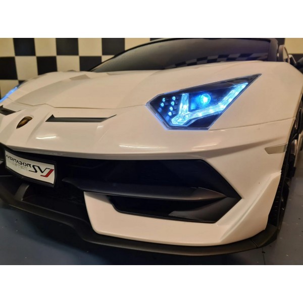 Παιδικό Αυτοκίνητο Official Licensed Lamborghini Aventador 24V Λευκό