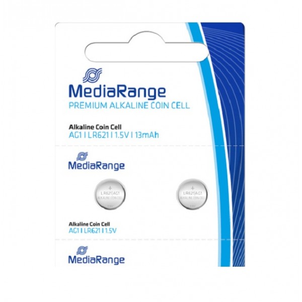 Media Range Premium Alcaline Coin Cell LR621 1.5V (2 Τεμάχια)