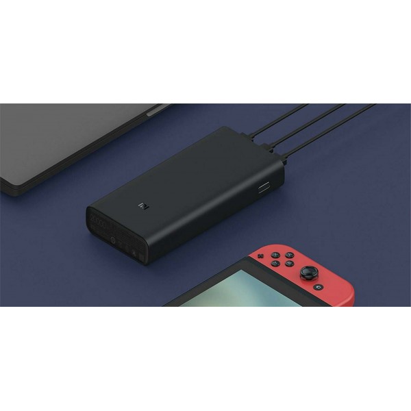 Xiaomi Mi Power Bank 20000mAh 50W με 2 Θύρες USB-A και Θύρα USB-C Μαύρο