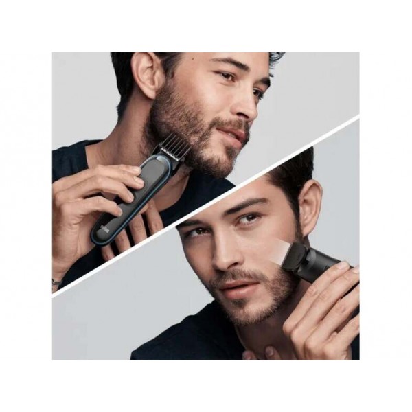 Braun Multi Grooming Kit 7 in 1 Σετ Επαναφορτιζόμενης Κουρευτικής Μηχανής Μπλε MGK5345