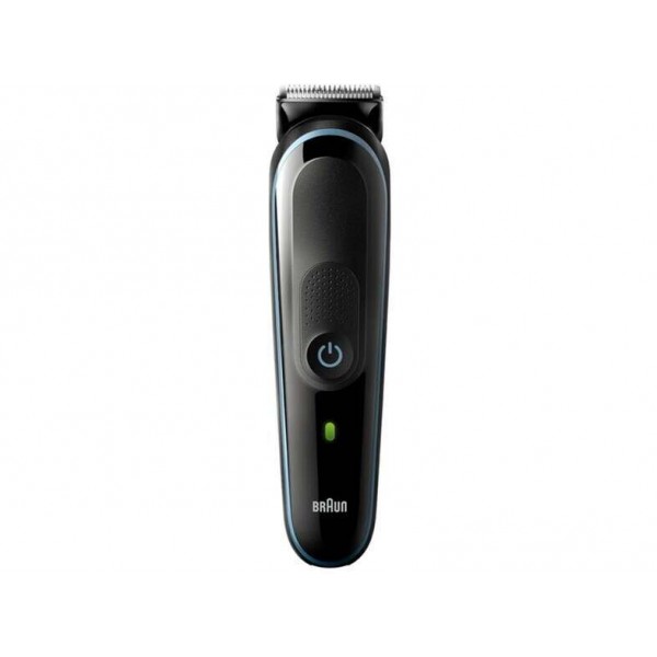 Braun Multi Grooming Kit 7 in 1 Σετ Επαναφορτιζόμενης Κουρευτικής Μηχανής Μπλε MGK5345