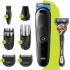 Braun All-In-One Trimmer 3 Επαναφορτιζόμενη Κουρευτική Μηχανή Μαύρο-Μπλε MGK3245