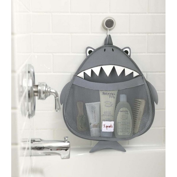 3 Sprouts - Bath Storage - Gray Shark #1170507