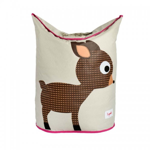 3 Sprouts - Laundry Hamper - Brown Deer #1170473