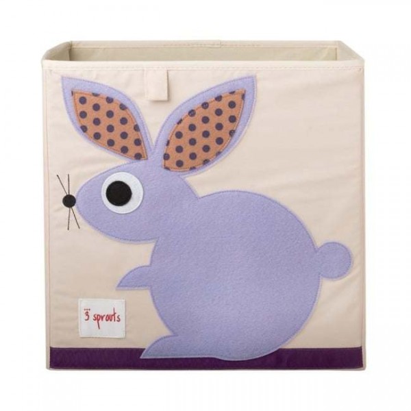 3 Sprouts - Storage Box - Purple Rabbit #1170467