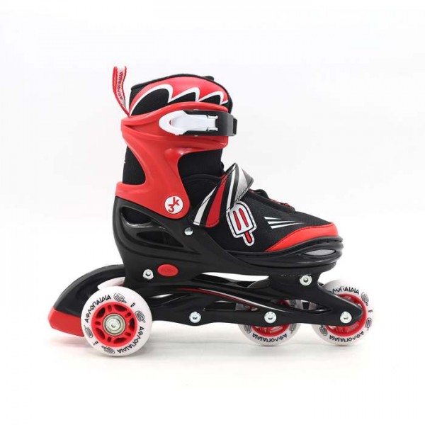 ΑΘΛΟΠΑΙΔΙΑ Αυξ. Inline/Roller Skates/Παγοπέδιλα, 3 σε 1, Κόκκινο #002.10320/A