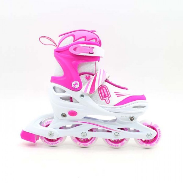 ΑΘΛΟΠΑΙΔΙΑ Αυξ. Inline/Roller Skates/Παγοπέδιλα, 3 σε 1, Φούξια #002.10320/K