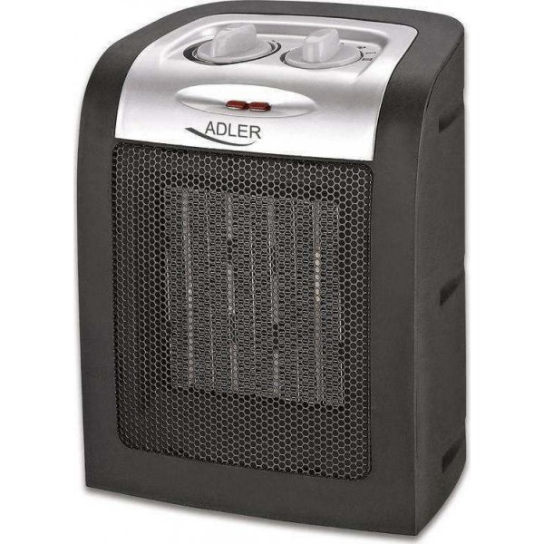 ADLER CERAMIC FAN HEATER 1500W BLACK